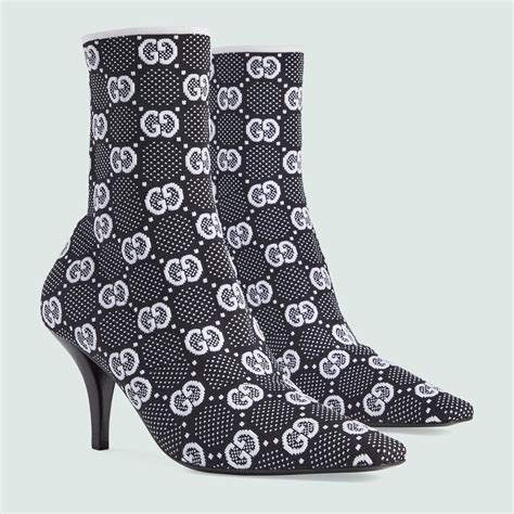 gucci knit ankle boots